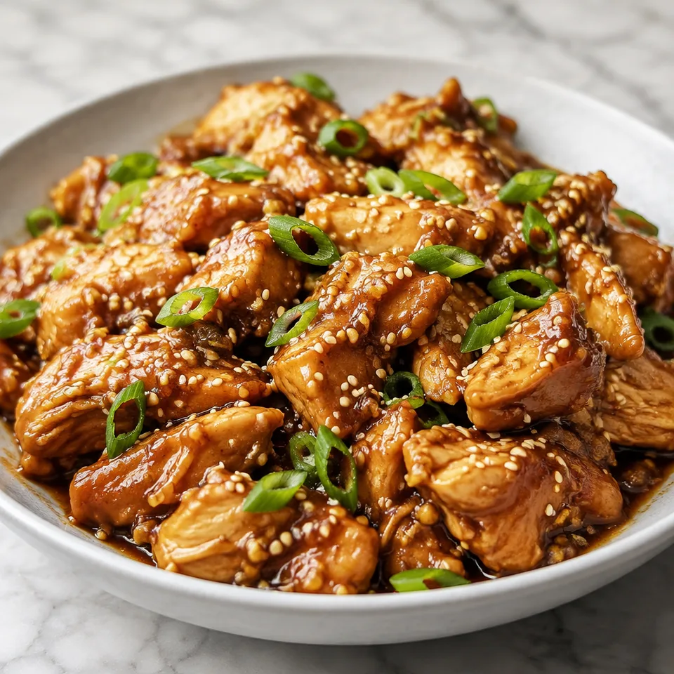 Slow Cooker Honey Garlic Chicken — serving inspiration