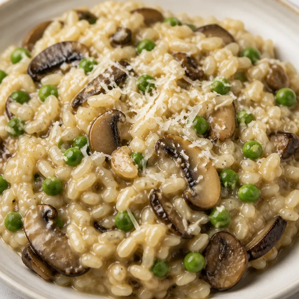 Slow Cooker Mushroom Risotto — serving inspiration