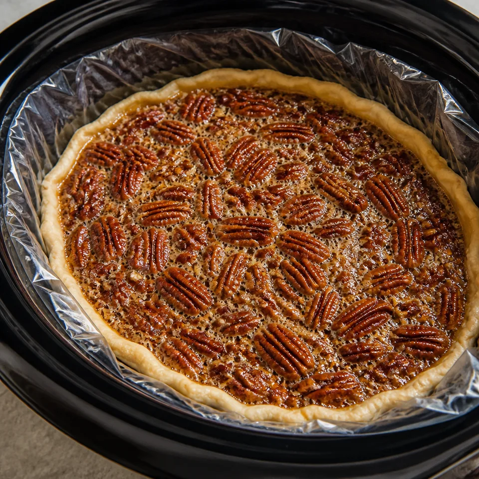 Slow Cooker Pecan Pie — serving inspiration
