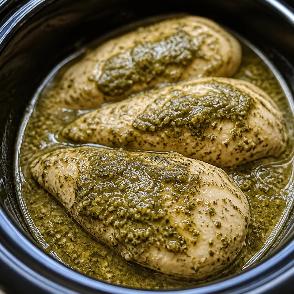 Slow Cooker Pesto Ranch Chicken — serving inspiration