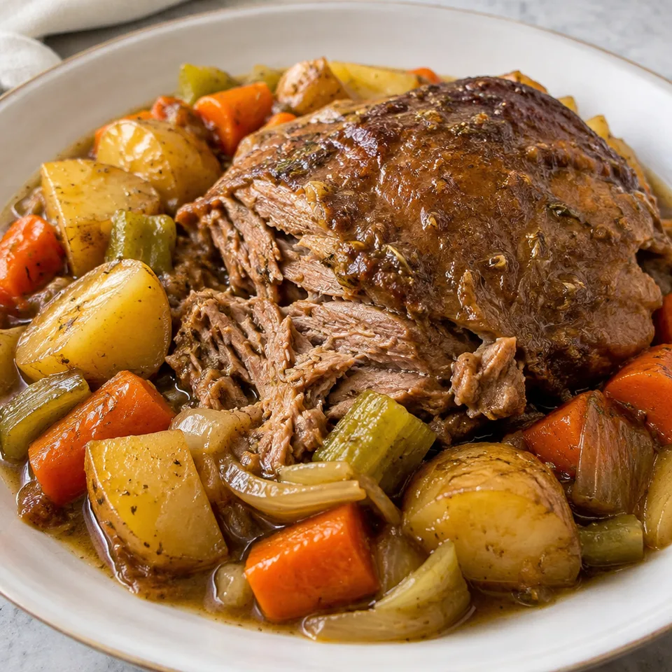 Slow Cooker Pork Shoulder — serving inspiration