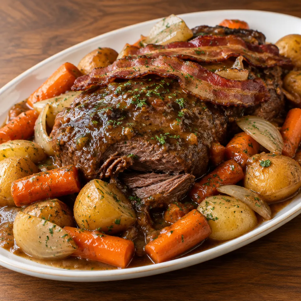 Slow Cooker Pot Roast — serving inspiration