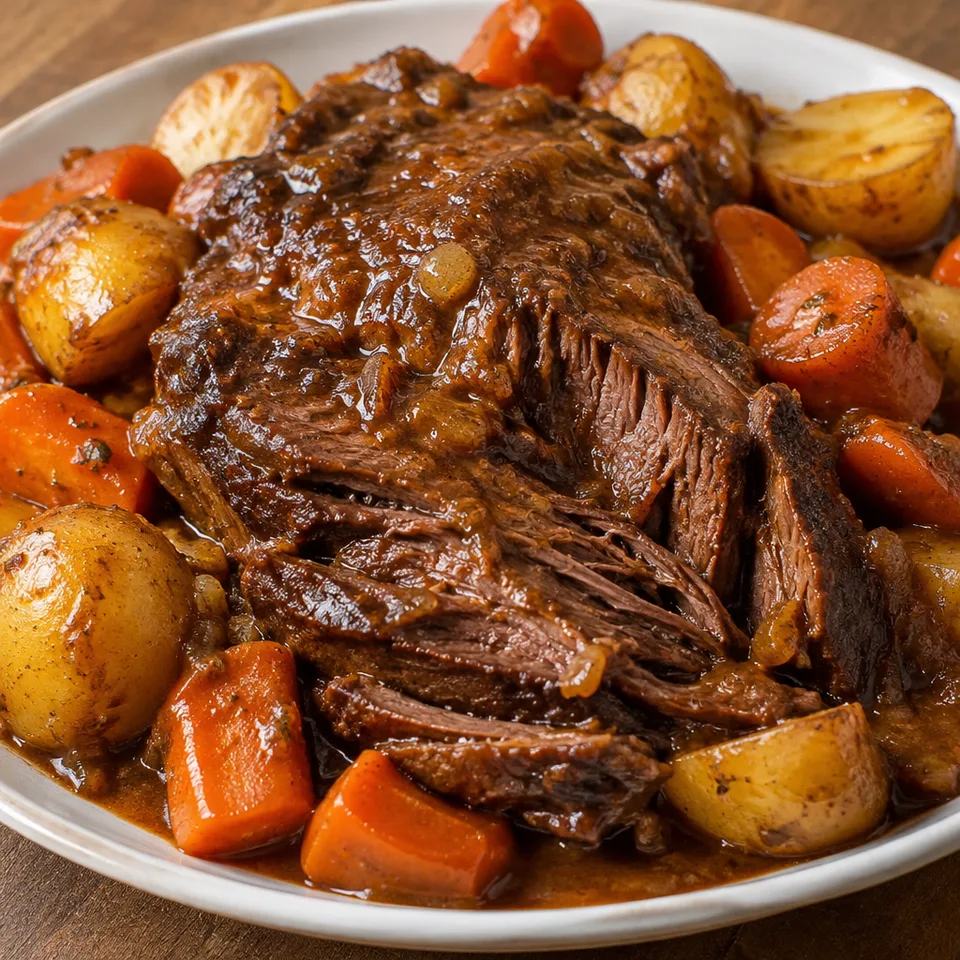Slow Cooker Pot Roast (the BEST gravy!) — serving inspiration