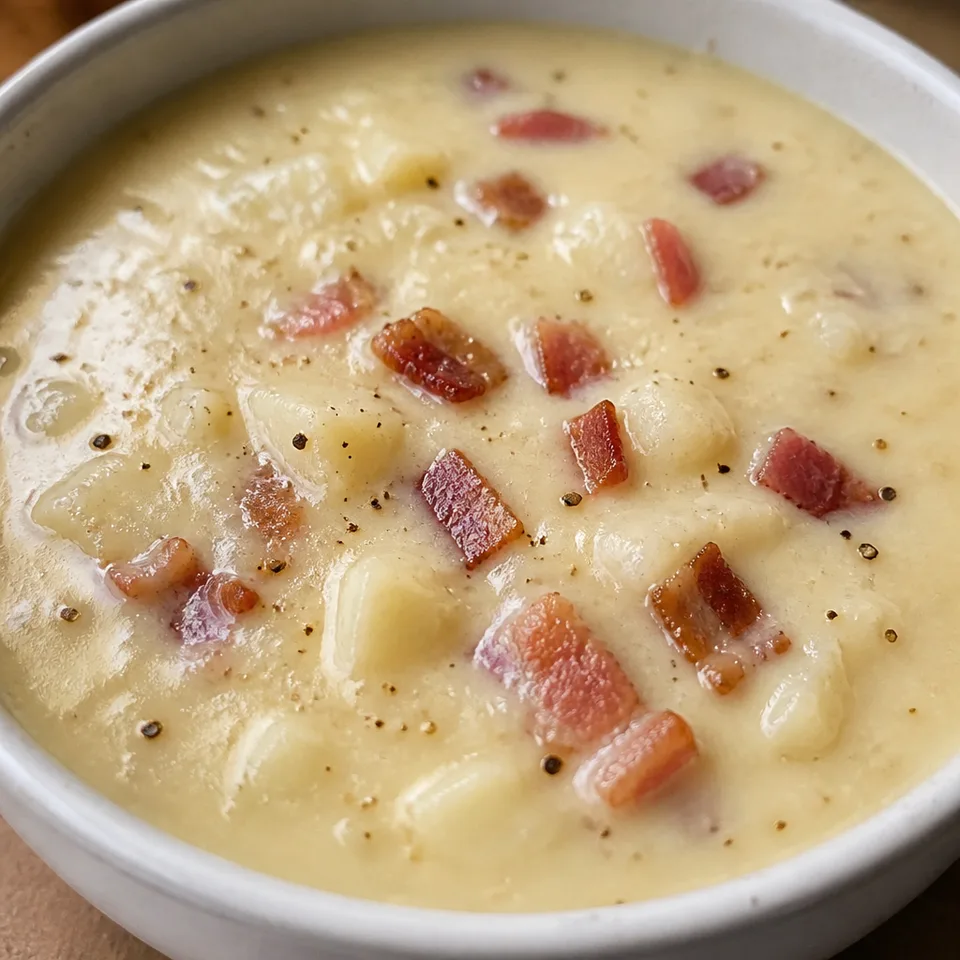Slow Cooker Potato Bacon Soup — serving inspiration