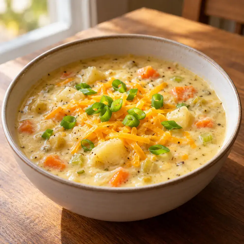 Slow Cooker Potato Soup — serving inspiration