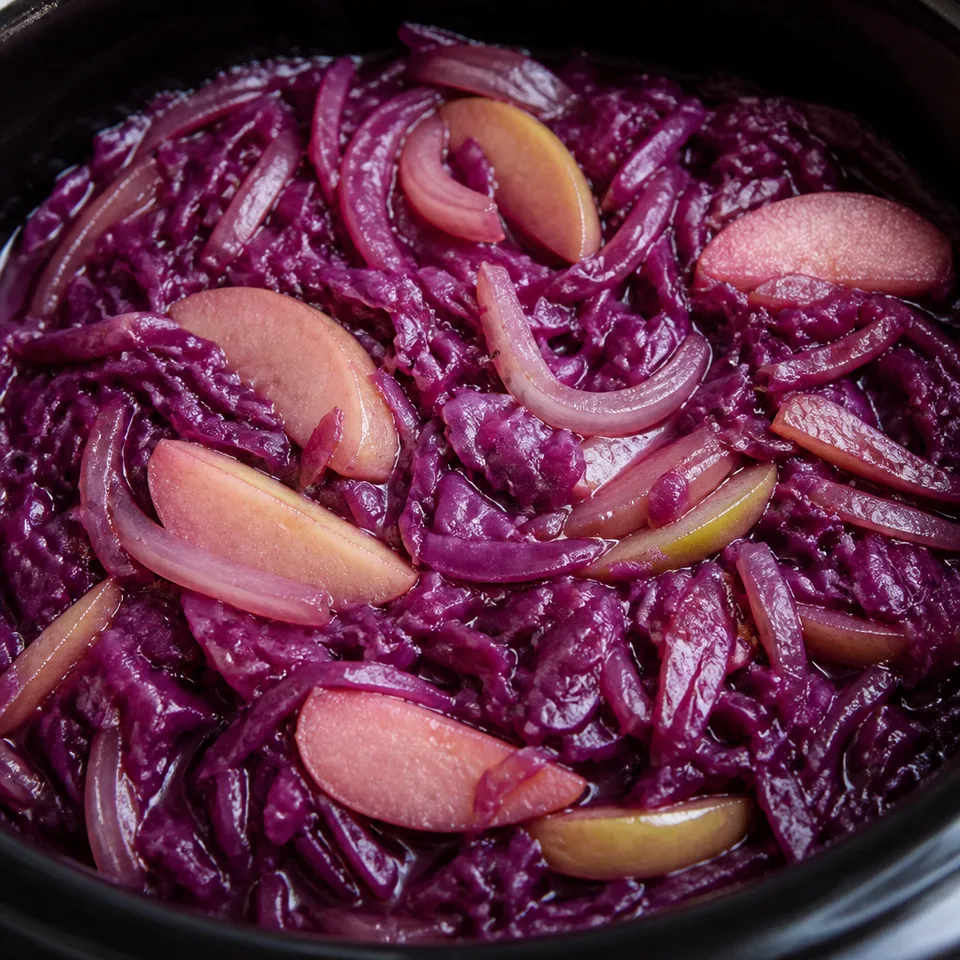 Slow Cooker Red Cabbage — serving inspiration
