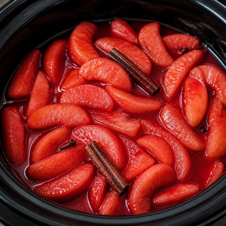 Slow Cooker Red Hot Apple Slices — serving inspiration