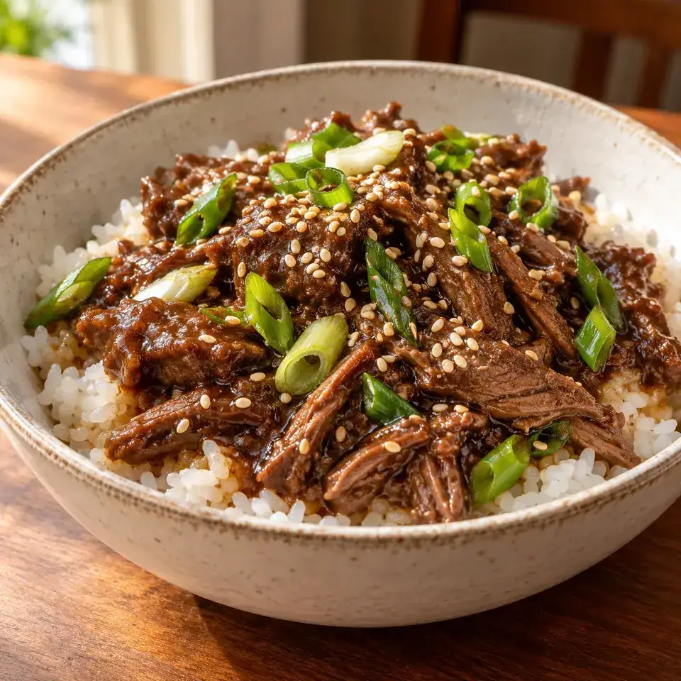 Slow Cooker Sesame Beef — serving inspiration