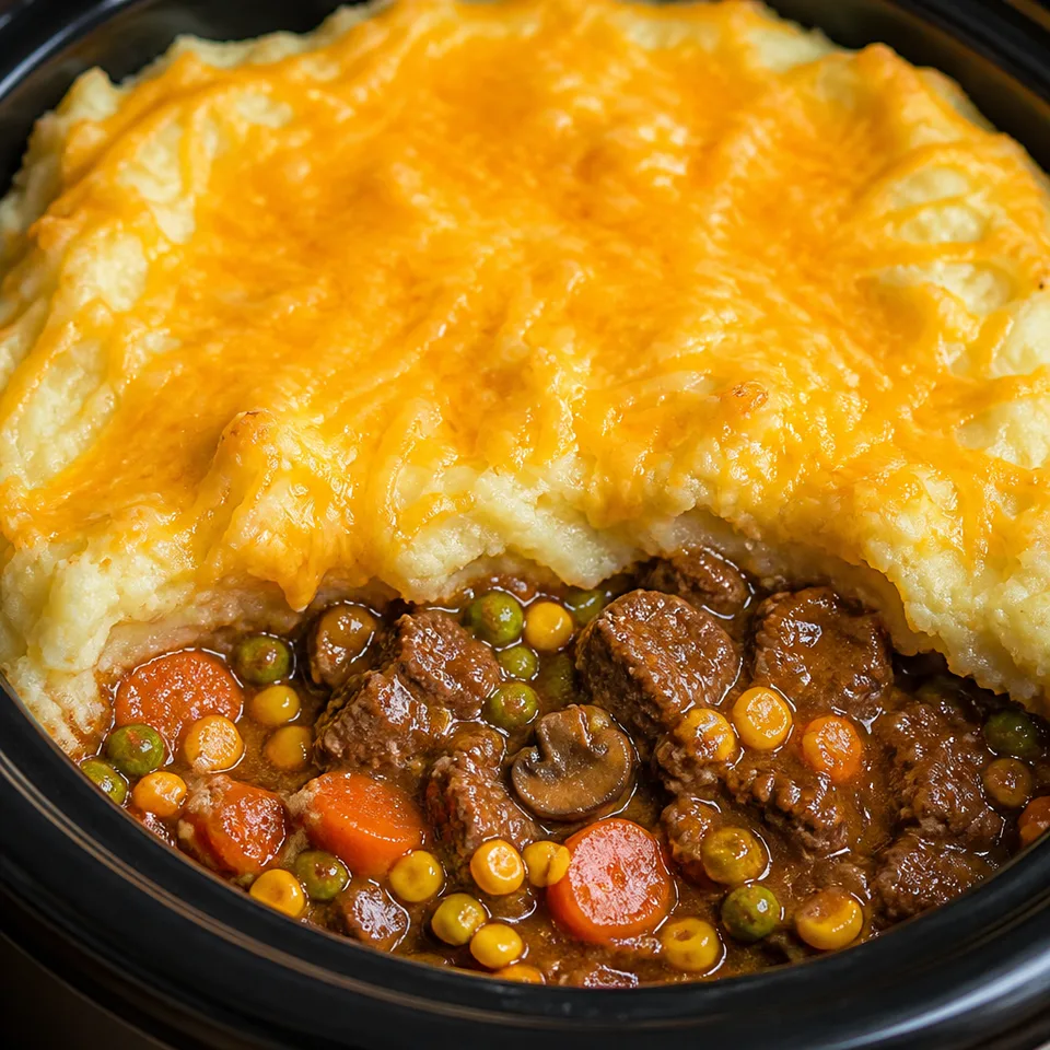 Slow Cooker Shepherd’s Pie — serving inspiration