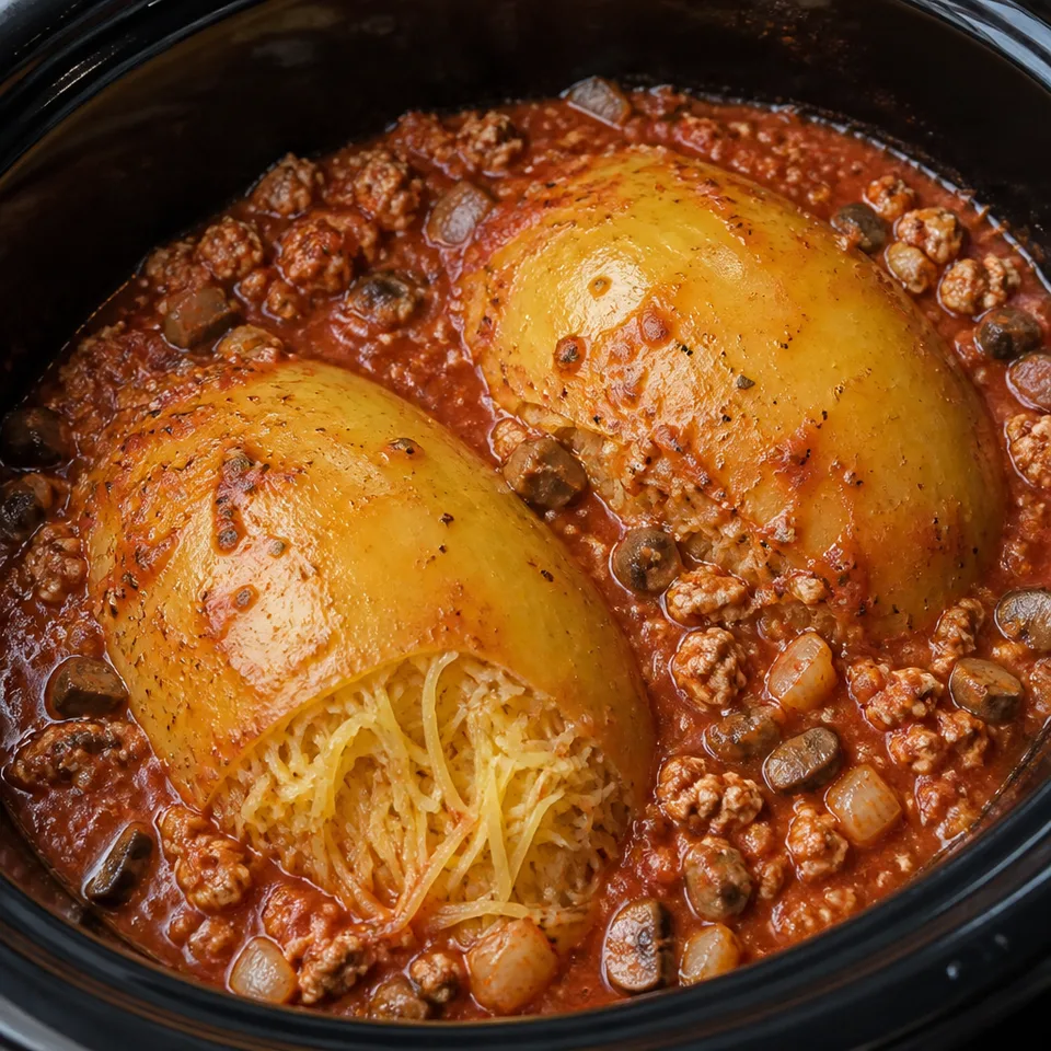 Slow Cooker Spaghetti Squash and Sauce — serving inspiration