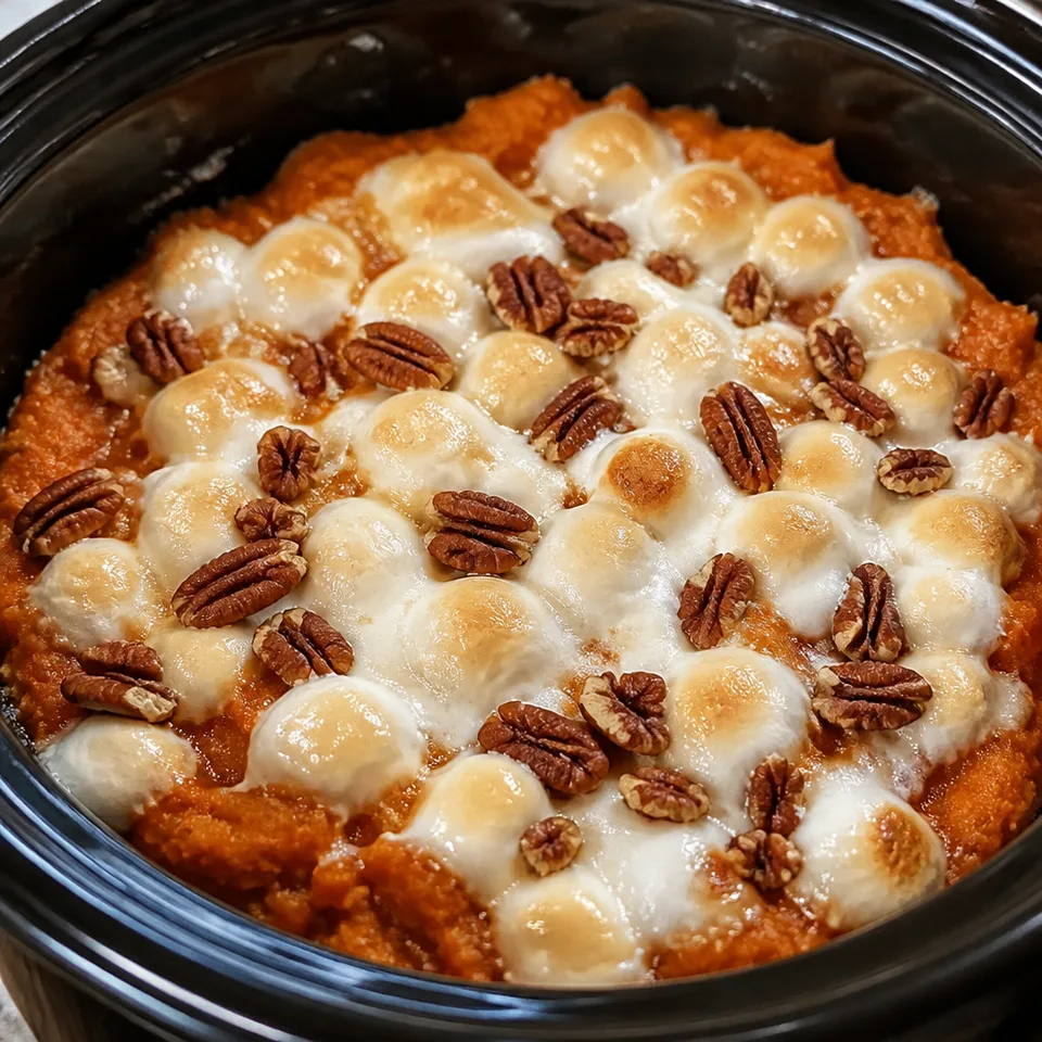 Slow Cooker Sweet Potato Casserole — serving inspiration