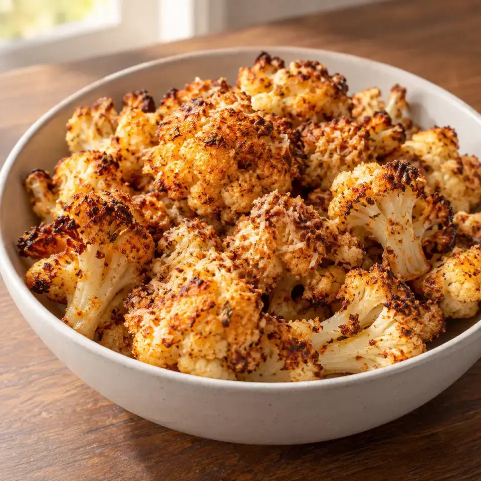 Smoky Parmesan Roasted Cauliflower — serving inspiration