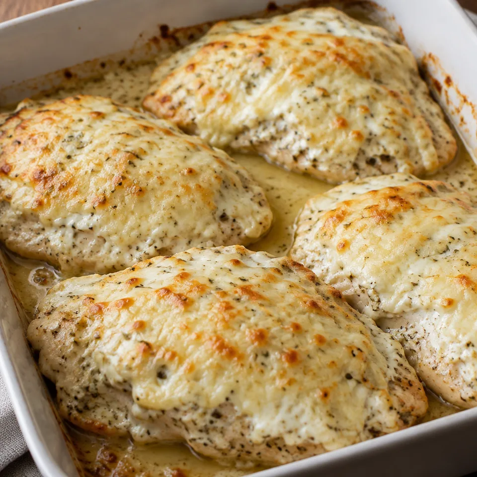 Smothered Cheesy Sour Cream Chicken — serving inspiration