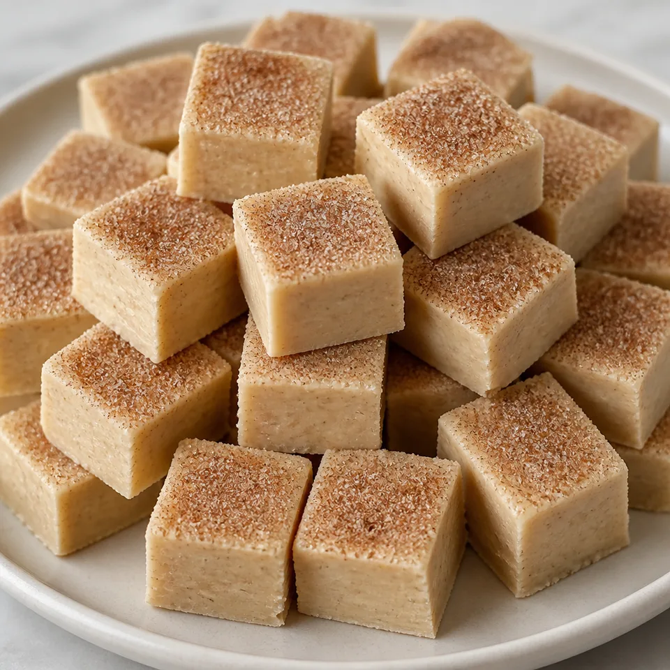 Snickerdoodle Fudge — serving inspiration