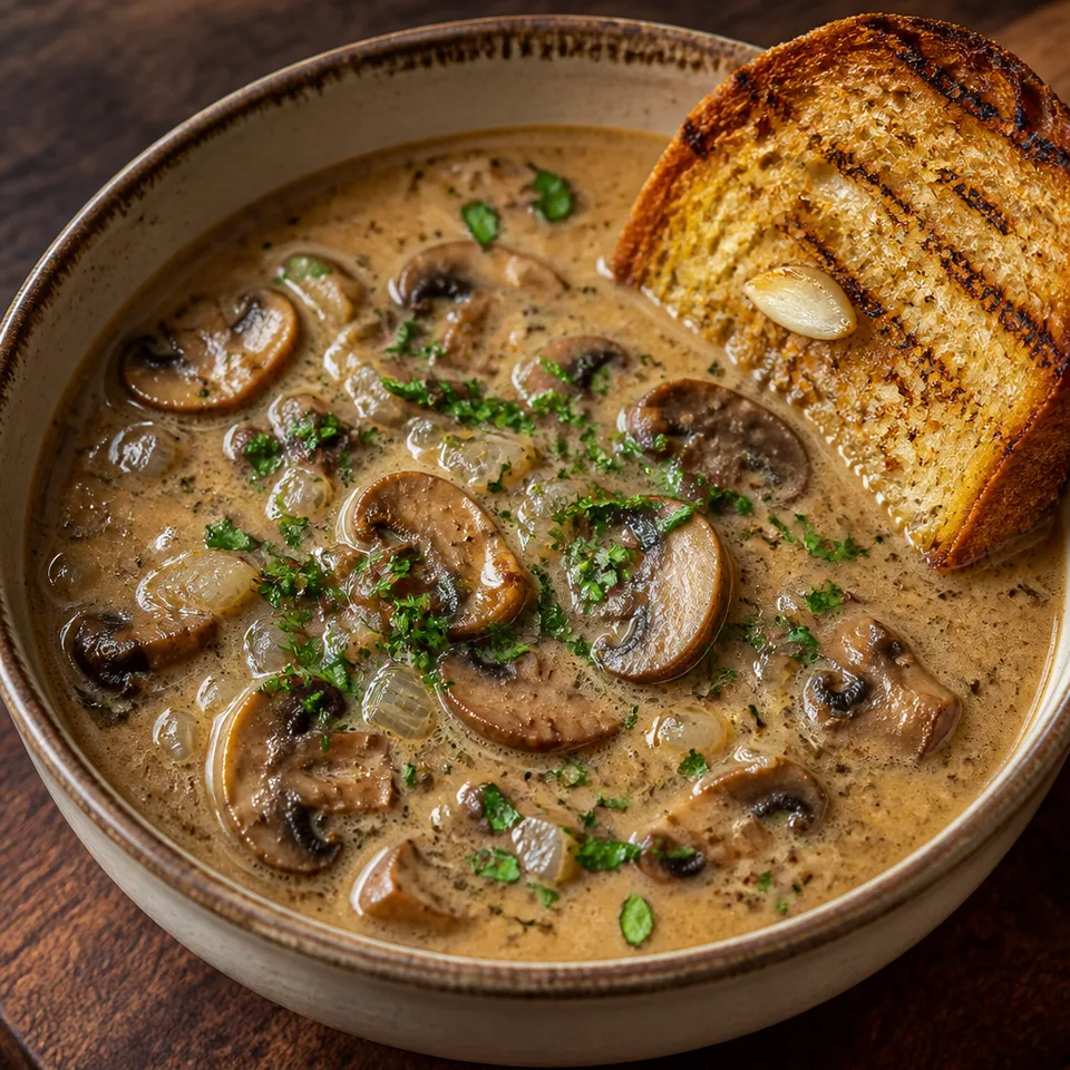 Soul-Warming Hungarian Mushroom Soup — serving inspiration