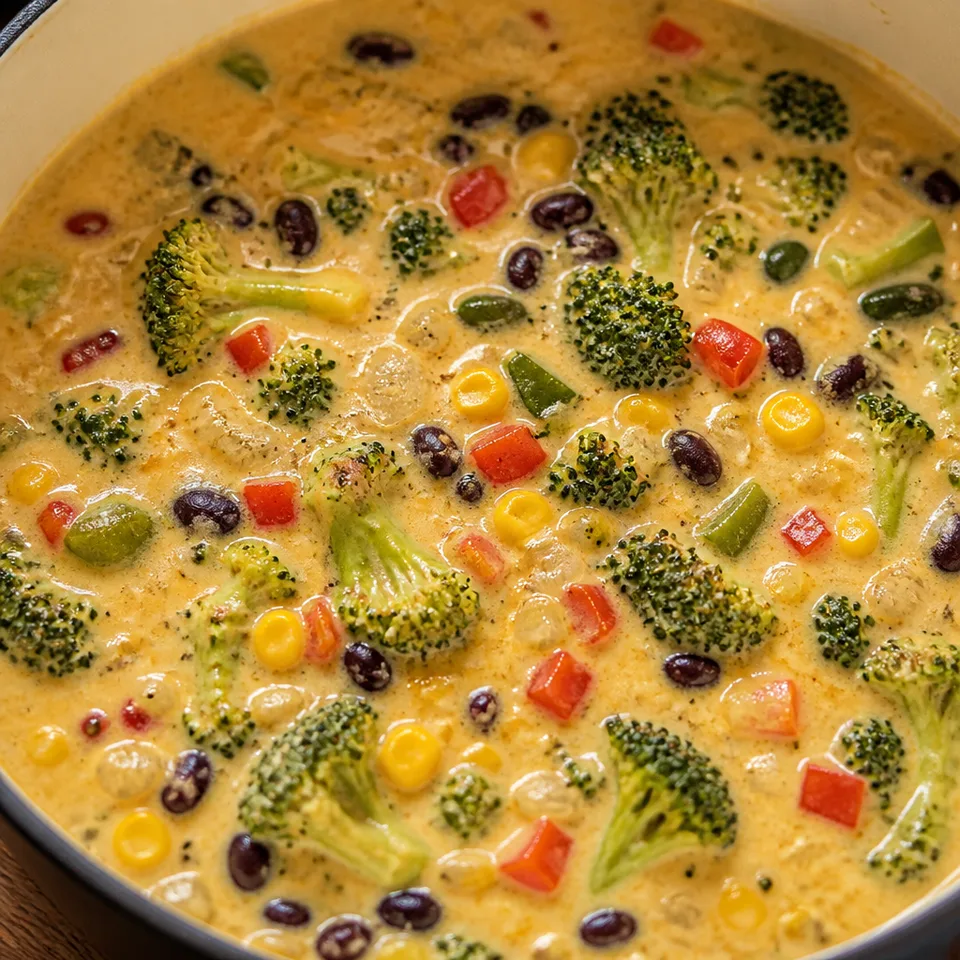 Southwest Broccoli Chowder — serving inspiration