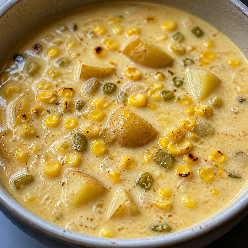 Southwest Corn Chowder — serving inspiration