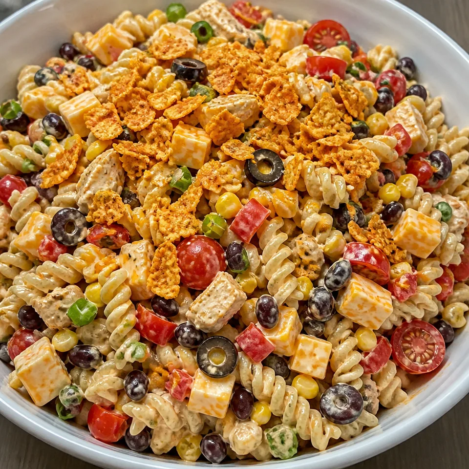 Southwest Ranch Chicken Pasta Salad — serving inspiration