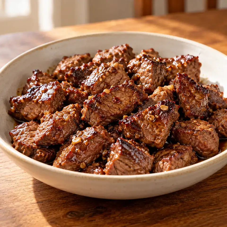 Soy Ginger Steak Bites — serving inspiration