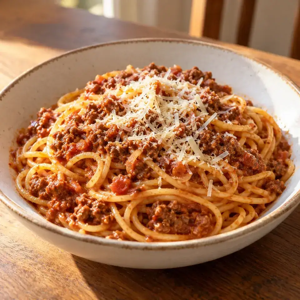Spaghetti Bolognese — serving inspiration