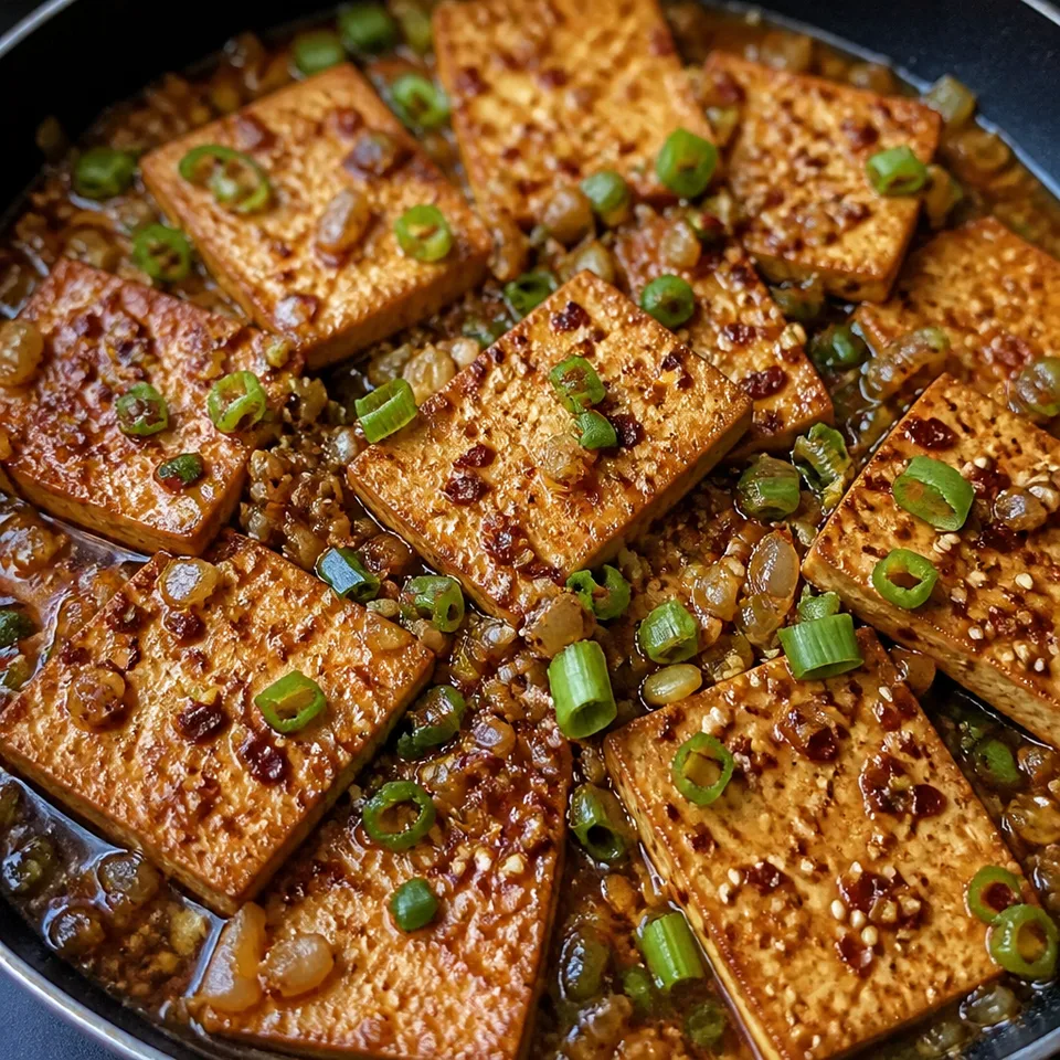 Spicy Braised Tofu — serving inspiration