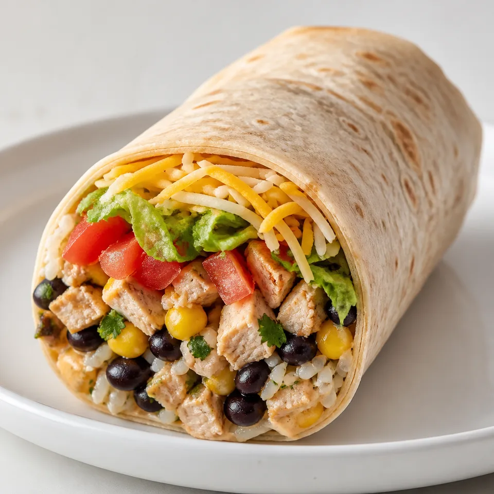 Spicy Chipotle Chicken Wrap Recipe — serving inspiration
