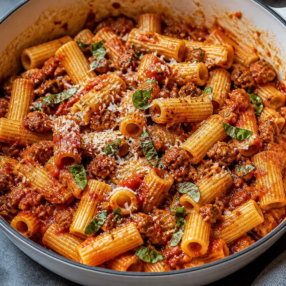 Spicy Italian Sausage Pasta Recipe — serving inspiration