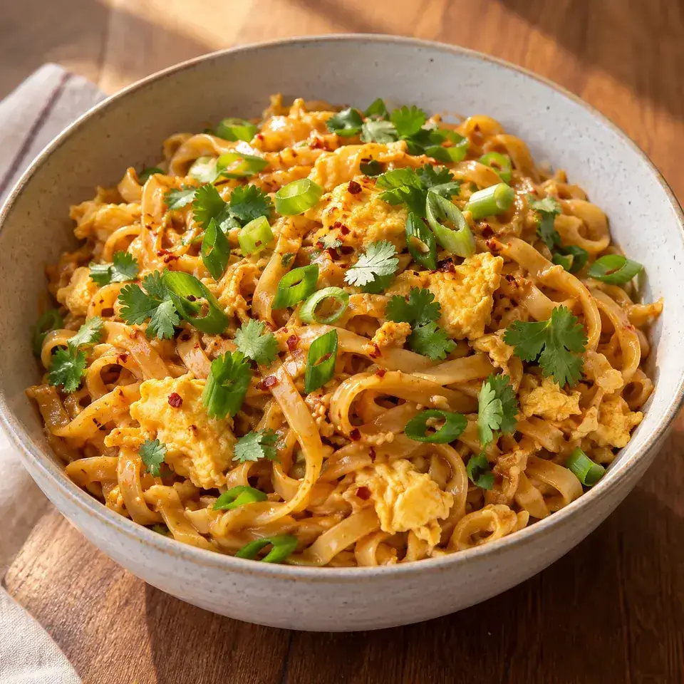 Spicy Sriracha Noodles — serving inspiration