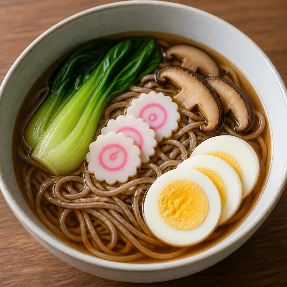 Spicy Sriracha Soba Noodle Soup — serving inspiration