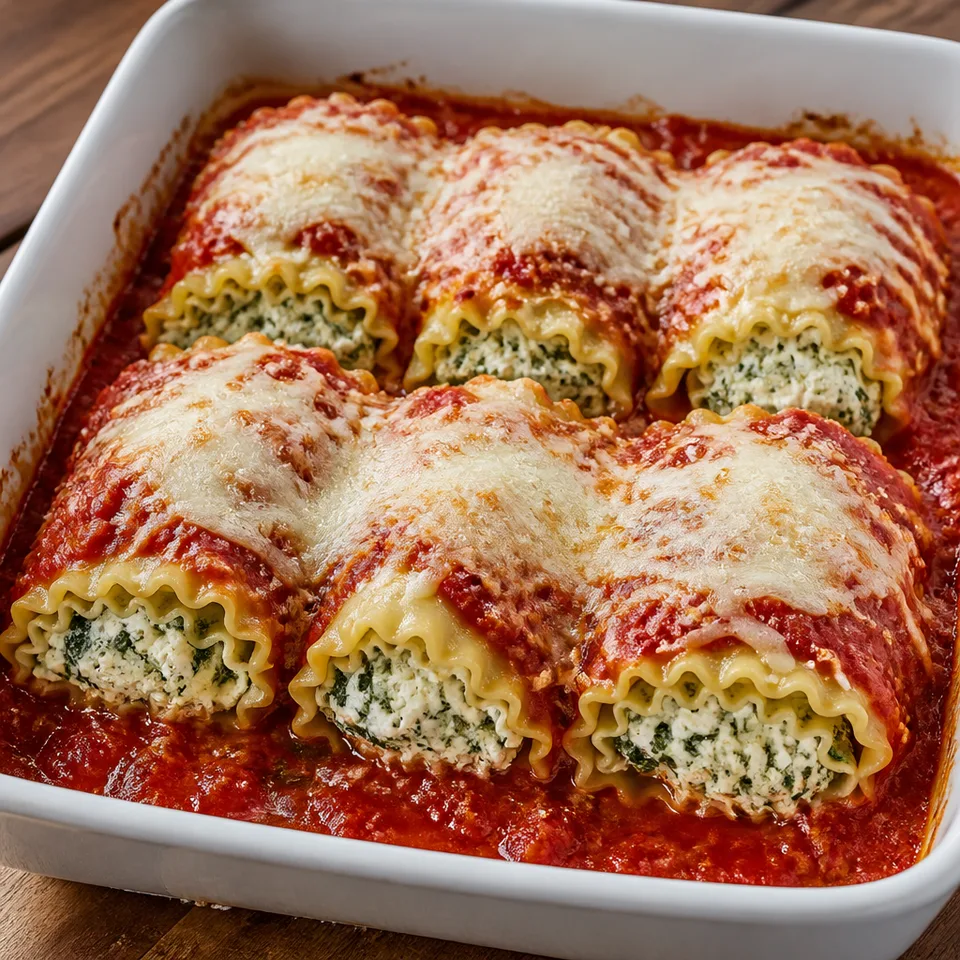 Spinach And Cheese Lasagna Roll Ups — serving inspiration