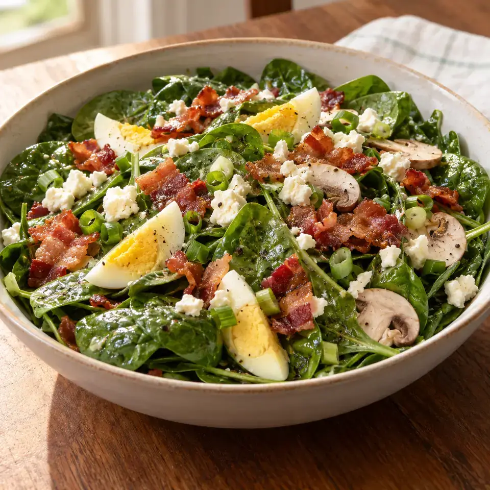 Spinach Salad Dressing — serving inspiration