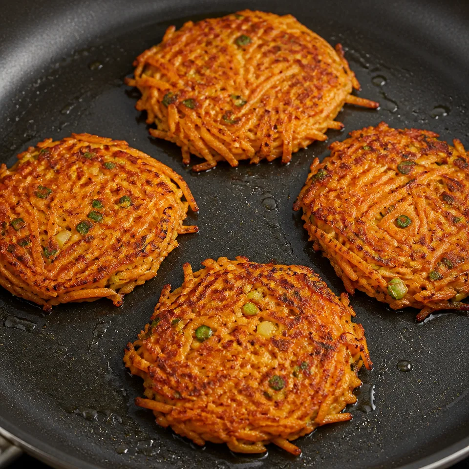 Spiralized Sweet Potato Latkes — serving inspiration