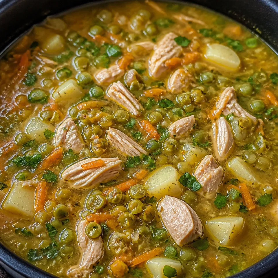 Split Pea and Chicken Soup — serving inspiration