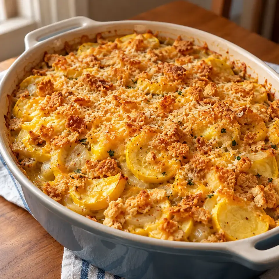 Squash Casserole Recipe — serving inspiration