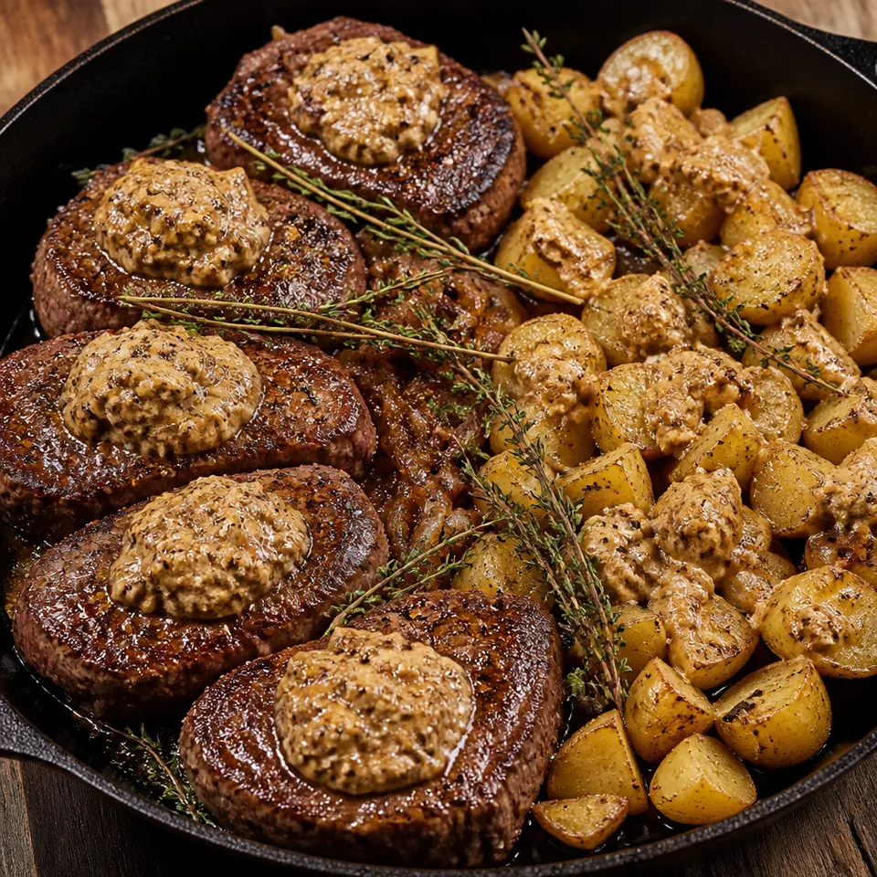 Steak And Potatoes (One Pan Recipe) — serving inspiration