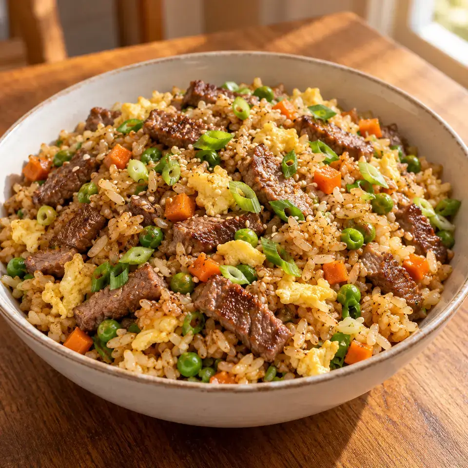 Steak Fried Rice — serving inspiration