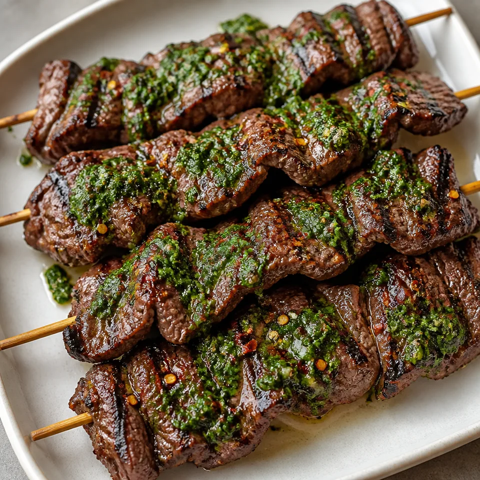 Steak Skewers — serving inspiration