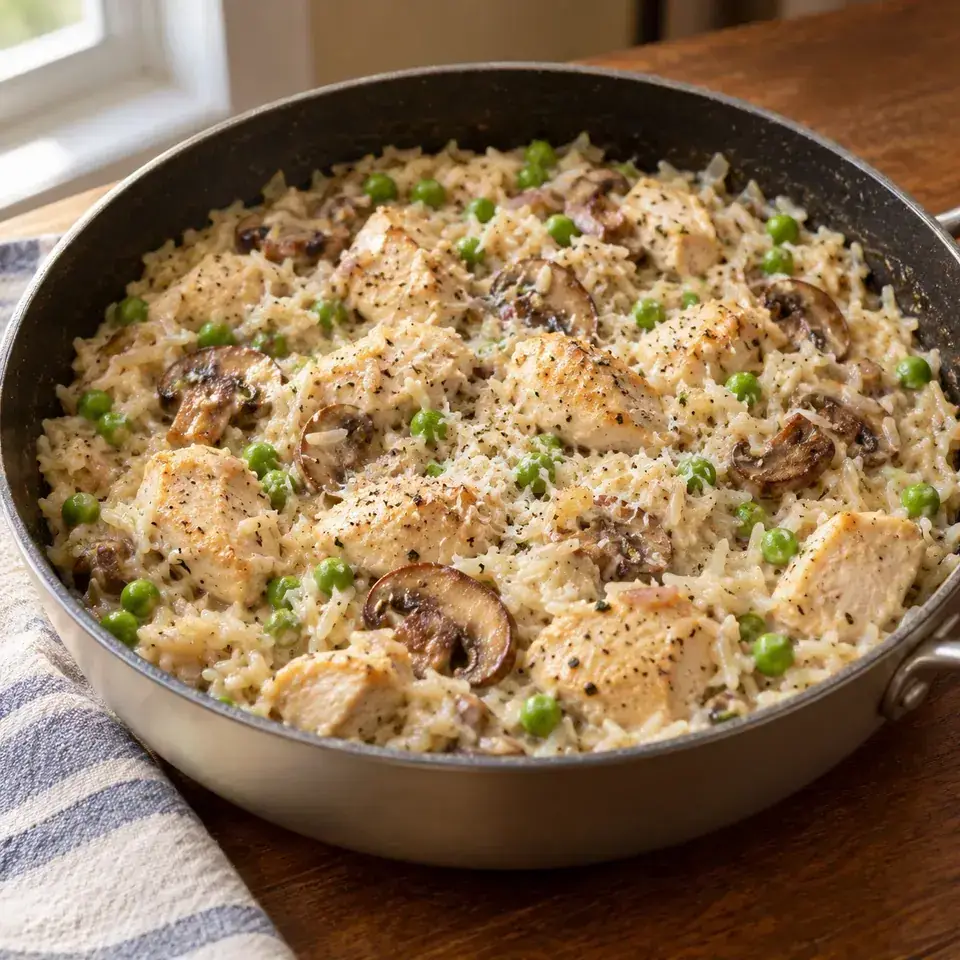 Stovetop Chicken and Rice — serving inspiration
