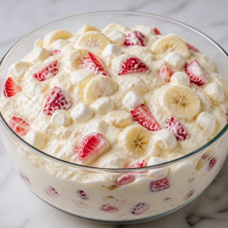 Strawberry Banana Pudding Fluff — serving inspiration