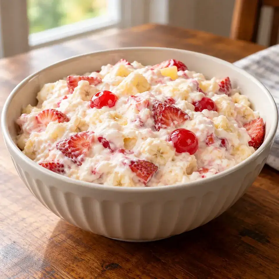 Strawberry Banana Salad — serving inspiration
