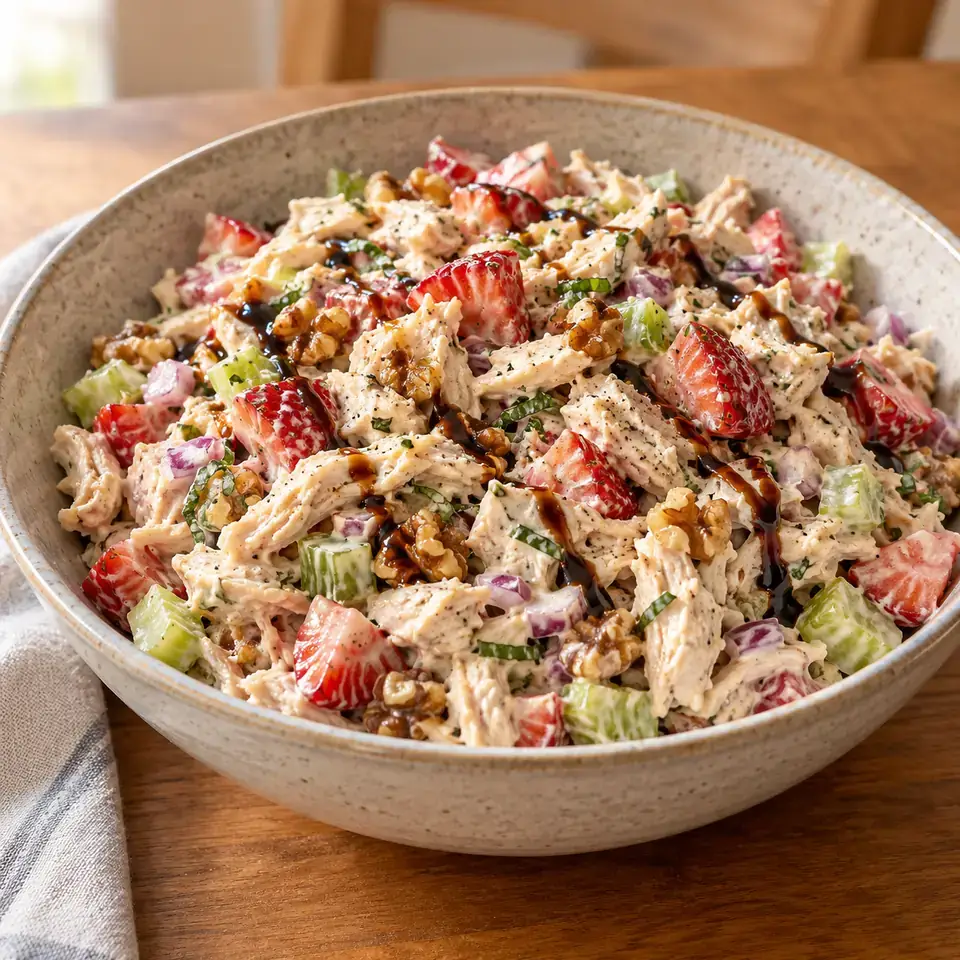 Strawberry Chicken Salad — serving inspiration