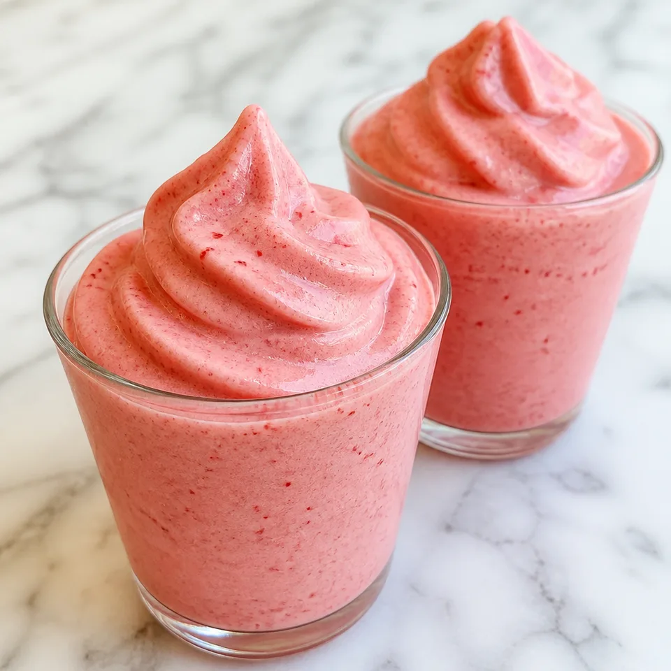 Strawberry Dole Whip — serving inspiration