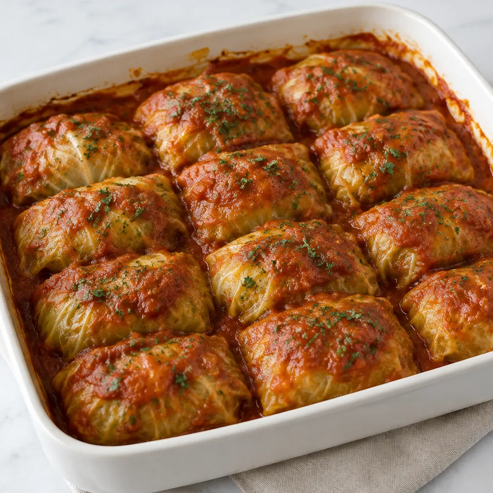 Stuffed Cabbage Rolls — serving inspiration