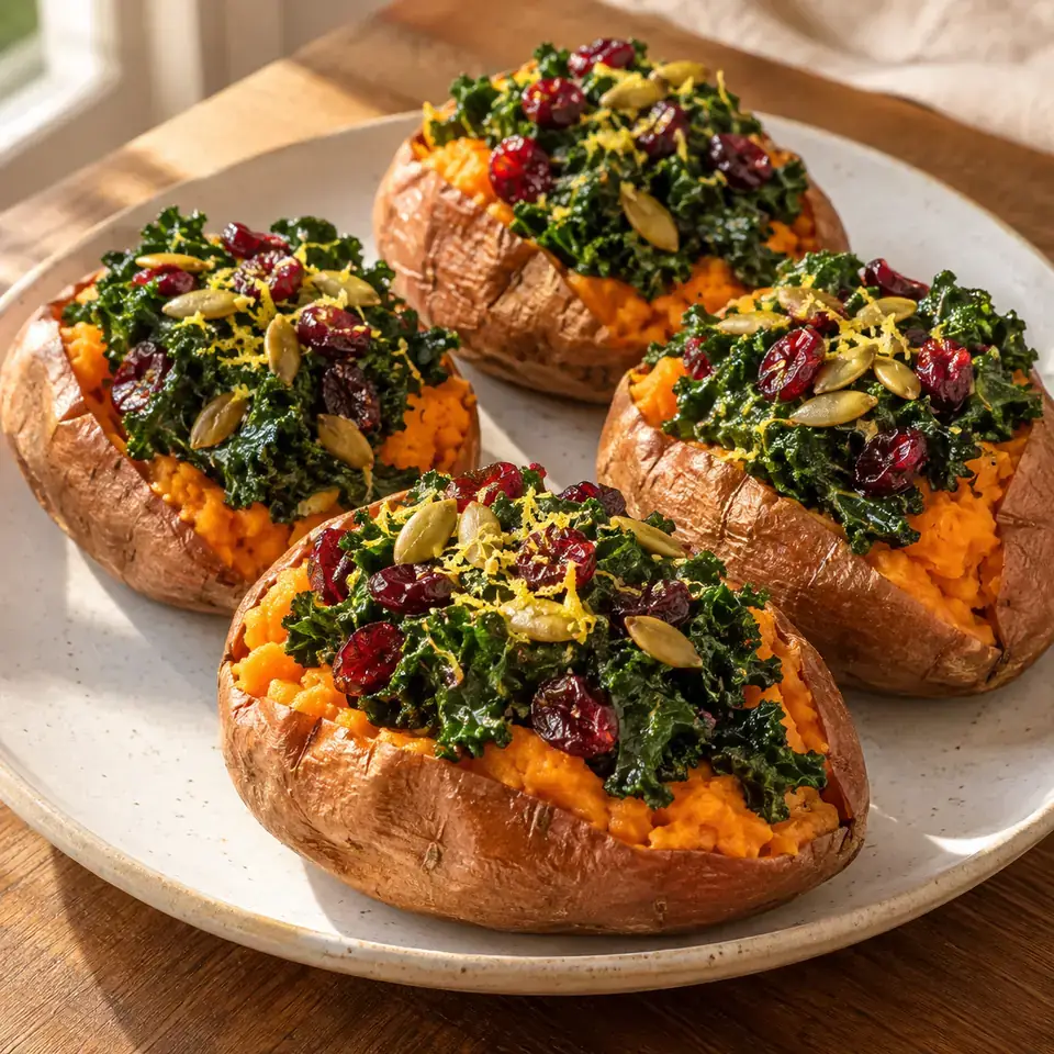 Stuffed Sweet Potatoes — serving inspiration