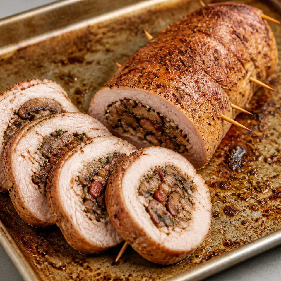 Stuffed Tenderloin — serving inspiration