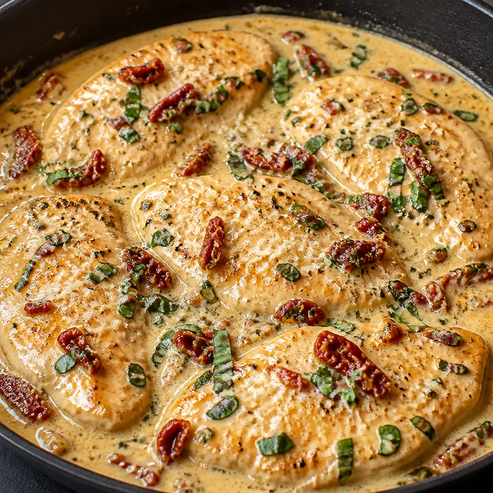 Sun Dried Tomato and Basil Chicken — serving inspiration