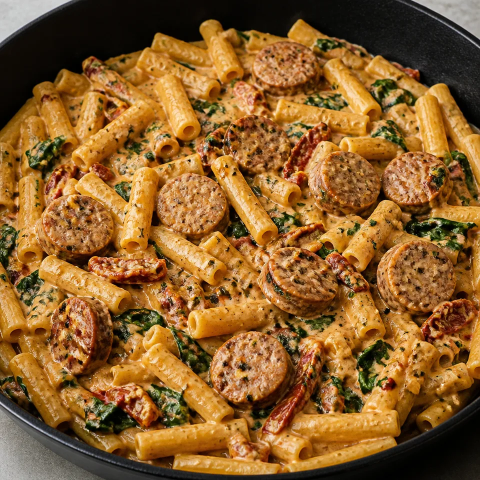 Sun-Dried Tomato Pasta — serving inspiration