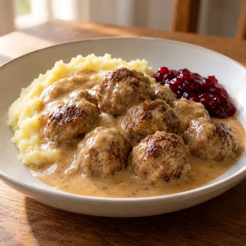 Swedish Meatballs (homemade Ikea Meatballs) — serving inspiration