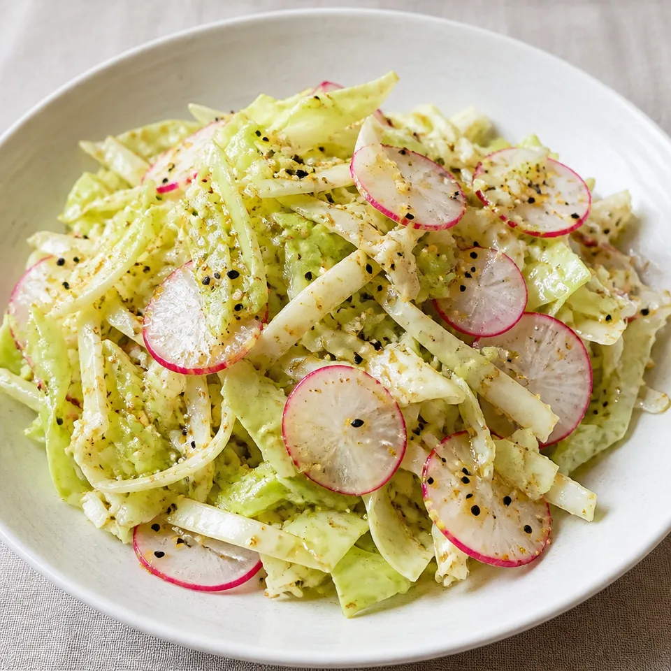 Sweet and Tangy Cabbage Salad — serving inspiration
