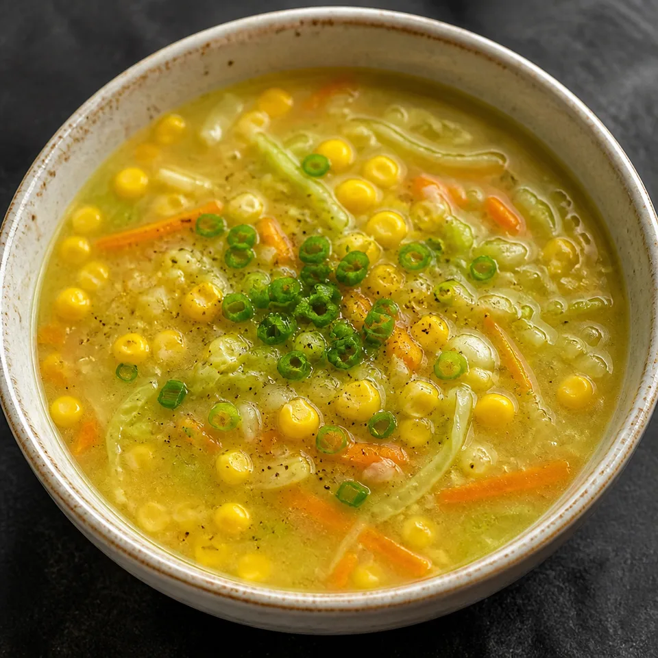 Sweet Corn Soup — serving inspiration